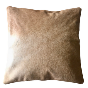 cushion tan leather + cowhide