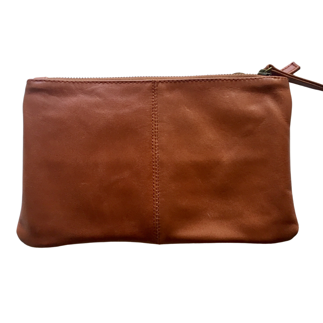' LULU ' tan leather wallet