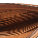 ' LULU ' caramel leather wallet