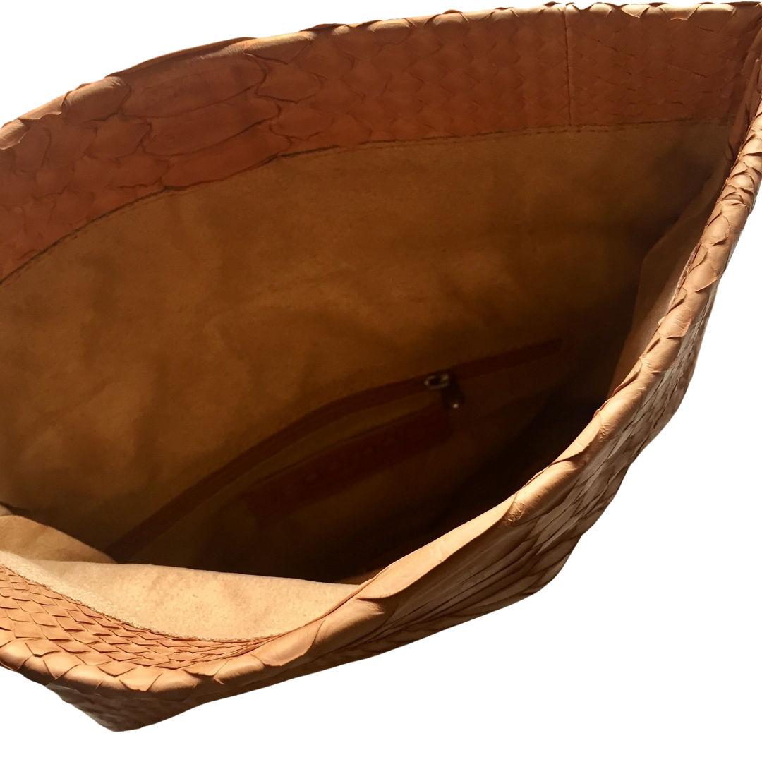 ' CLUTCH ' tan clutch