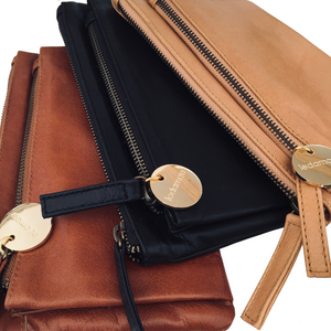 ' LULU ' black leather wallet
