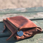 ' LULU ' tan leather wallet