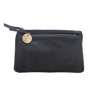 ' LULU ' black leather wallet