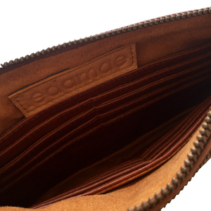' LULU ' tan leather wallet