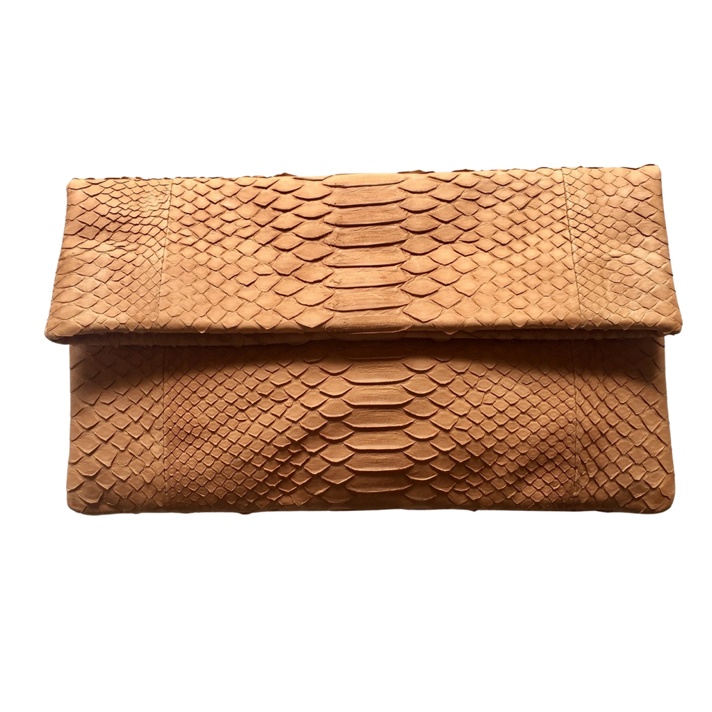 ' CLUTCH ' tan clutch
