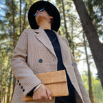 ' CLUTCH ' tan clutch
