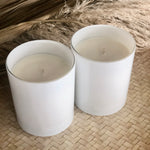 ' LILIES + LEATHER ' soy candle